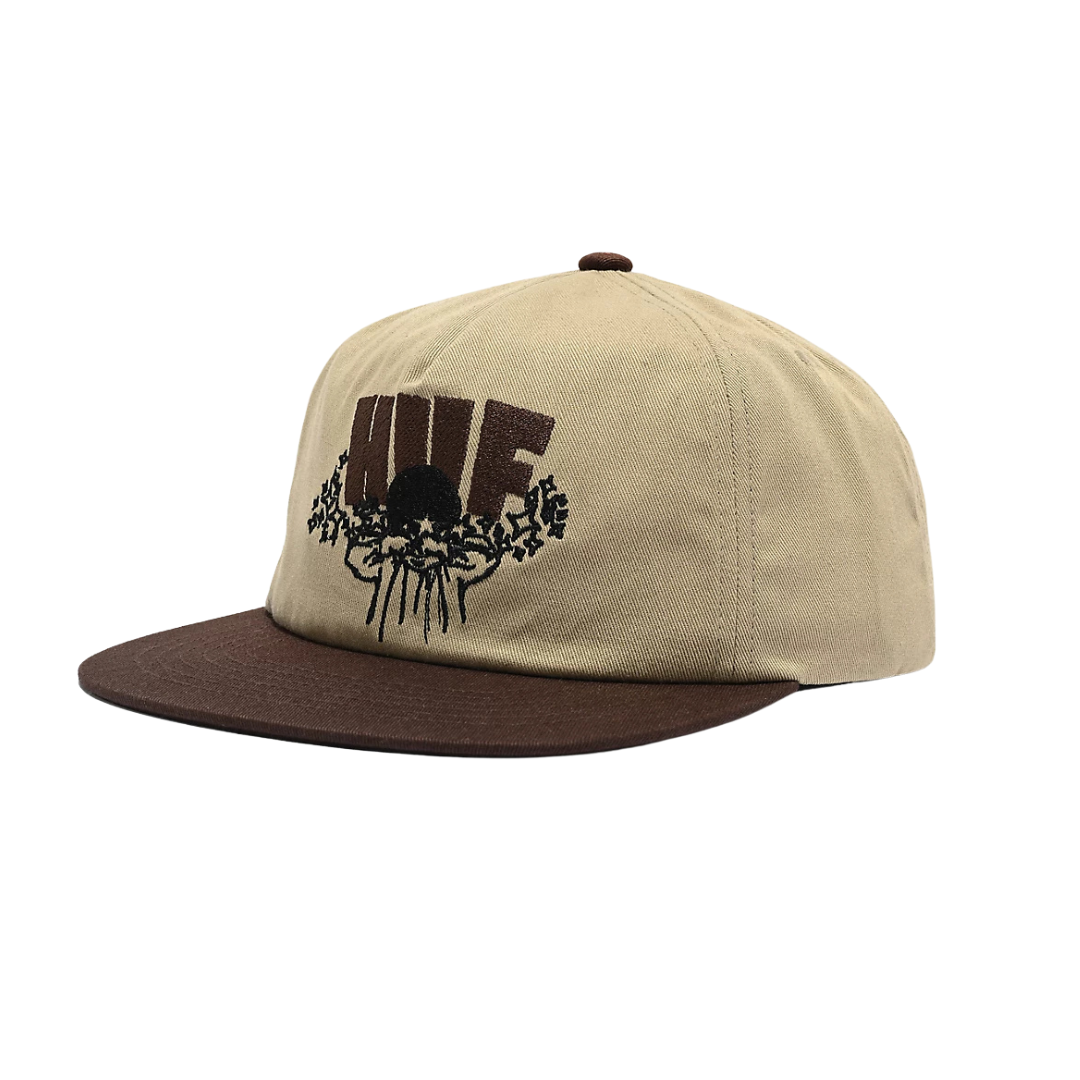 HUF DAZED NATURAL & BROWN SNAPBACK HAT