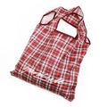 YARDSALE PLAID TOTE BAG [RED]